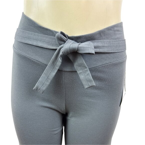 Omala For Boston Proper Women's Gray Wide Leg Pants With Tie Waist Size M - New - Picture 4 of 9
